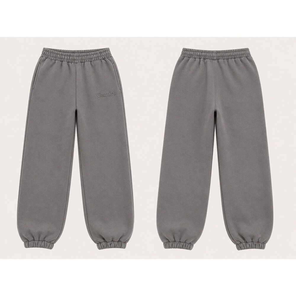 COMFRT sweatpant women Sz S? READ Charcoal Grey Side Pockets Comfy Comfort EUC